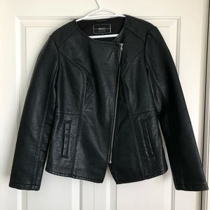 Fake Leather Jacket